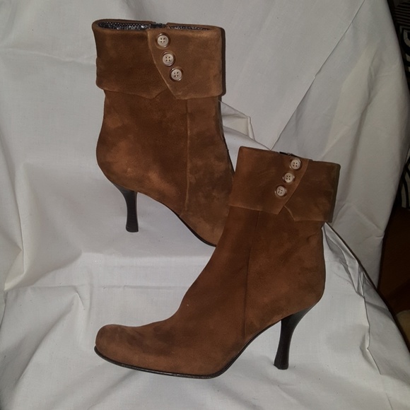 Charles David Cognac Suede Boot - Picture 5 of 6